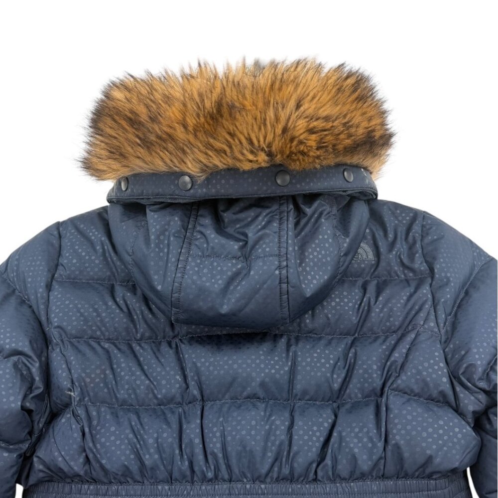 The North Face Kids Gotham Hooded Down Jacket with Faux-Fur Trim M - Picture 7 of 7